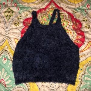 Aerie Furry Crop Top